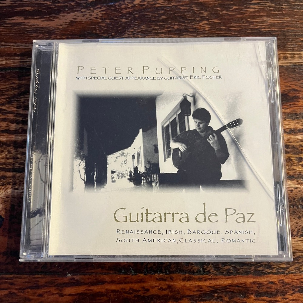 Peter Pupping Guitarra de Paz CD Acoustic Classical Spanish Folk Eric Foster
